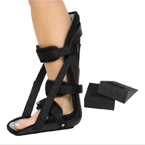 Black Orthopedic Foot Brace